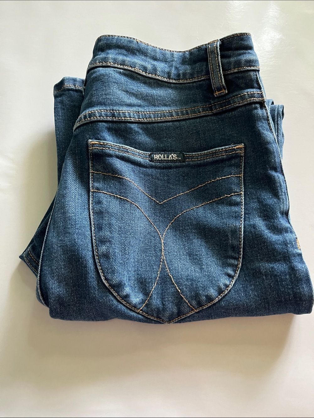 Rolla’s Denim Dusters Bootcut Crop High Rise Size 29 - Picture 3 of 16